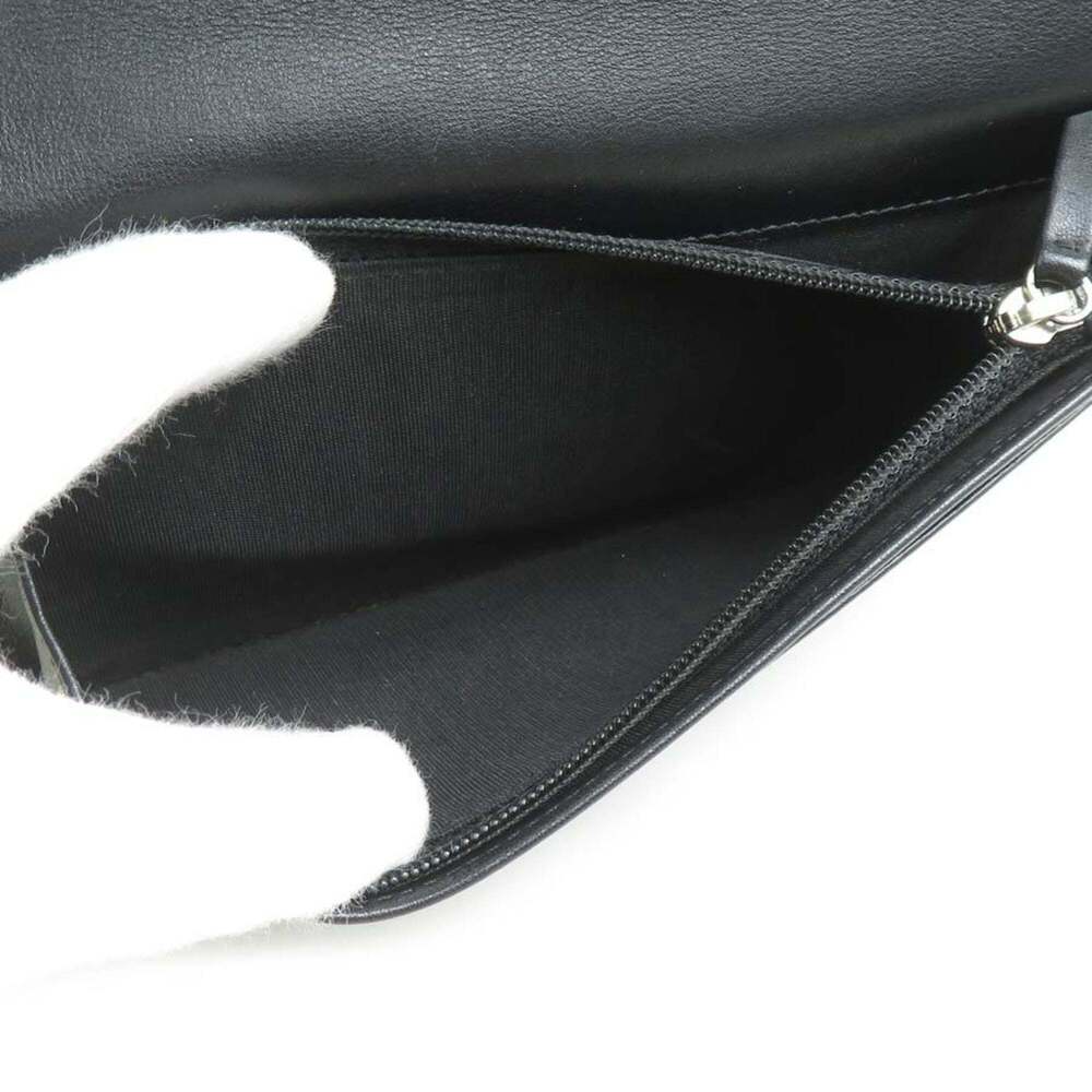 CHANEL Authentic Black Caviar Leather Wallet - Picture 4 of 5